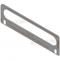 Вставка для шаблона Солдатова «Ответка замка BONAITI 190х22 магнитная»